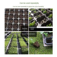 Plateau de semis en plastique personnalisé pour la germination des plantes, plateau de culture pour légumes et fleurs, plateaux de pépinière de jardin, serre