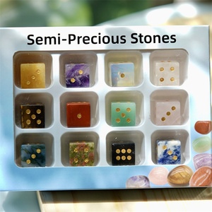 Vente en gros : Sculpture de dés en <span class=keywords><strong>Lapis</strong></span> <span class=keywords><strong>Lazuli</strong></span>, pierre naturelle semi-précieuse, artisanat en cristal, accessoires de jeu, cadeau tendance - Product Image 6
