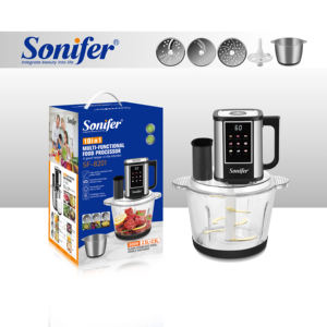 Robot culinaire Sonifer SF-8201 10 en 1, machine de cuisine multifonctionnelle, hachoir, trancheuse pour la cuisine à domicile, préparation des repas, cadeau - Product Image 4