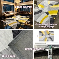 Tapis vintage bohème imprimé en nylon avec envers en coton, résistant aux taches, lavable, pour salon, maison d'hôtes, commande en gros personnalisée