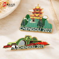 Aimant de réfrigérateur personnalisé en émail souple, souvenir touristique, aimant de réfrigérateur, cadeau de voyage, fabricant en gros