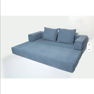 Canapé modulaire en tissu moderne, canapé sectionnel gris foncé, ensemble de salon rembourré pour salon, hôtel - Product Image 3