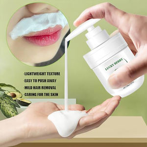 Épilateur bio doux et efficace pour les lèvres et le menton, crème dépilatoire sans douleur pour le visage à l'avocat pour femmes - Product Image 3