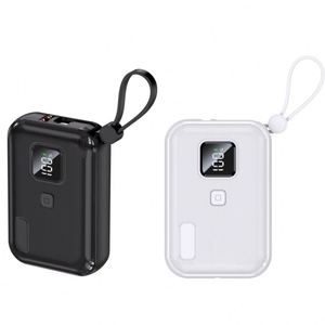 Ultra Slim 9000Mah 10000Mah Mini Power Bank PD22.5W USB Type-C Charger Two-Way Fast Charge Super Mirror Finish LED Display - Product Image 1