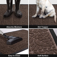 Meilleurs tapis d'entrée commerciaux à nervures, profil bas, lavables en machine, tapis de sol extérieur robuste
