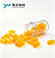 Capsules d'huile de poisson pure à haute teneur en DHA Oméga-3, certifiées GMP, complément alimentaire en vrac, directement de l'usine