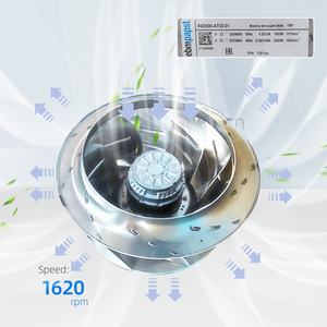 Ventilador centrífugo de refrigeración para gabinete de aire acondicionado con inversor Siemens, ebmpapst R4D560-AQ03-01, 2380W, 400V CA, 560mm, IP54, HVAC. - Product Image 3