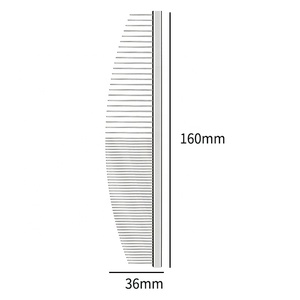 Baoli pettine per animali domestici personalizzato con Logo a mezzaluna pettine per capelli di cane - Product Image 2