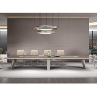Meubles de bureau modulaires, table de conférence, style moderne minimaliste