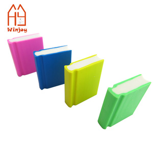 Gommes à effacer en caoutchouc à logo imprimé, en forme de crayon, mignonnes et originales pour enfants, couleurs assorties, papeterie non toxique - Product Image 2