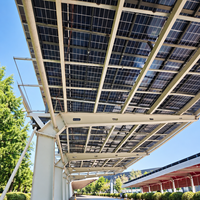 Support solaire en acier galvanisé à installation facile, système de montage photovoltaïque 25 ans, système de montage photovoltaïque solaire