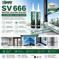 Muestras Gratis, Sellador de Silicona 100% de Uso General, Neutro, Resistente a la Intemperie, para Sellado de Puertas y Ventanas de Vidrio