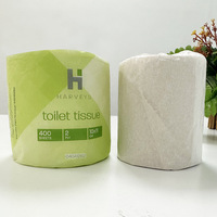 Vente chaude 3 plis Premium pâte vierge rouleau de papier toilette 2 plis confortable doux pour la peau fort absorbant l'eau maison salle de bain