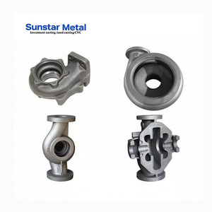 316L roestvrijstalen investeringgietflenzen, 304 RVS gietonderdelen, dubbele impeller waterpomp - Product Image 5