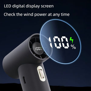 <span class=keywords><strong>Ventilateur</strong></span> portable turbo à vitesse variable, 2000 mAh, rechargeable, avec affichage numérique, pour camping et extérieur, vente en gros - Product Image 3
