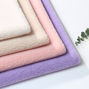 Tela de felpa de <span class=keywords><strong>pellets</strong></span> de color sólido cómodo personalizable para ropa de casa de invierno y funda de sofá - Product Image 2