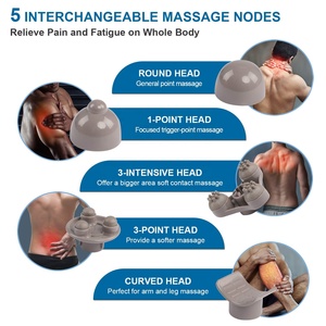 Wiederaufladbare Handheld Massager Elektrische Handheld Massager Tragbare Hammer Massager Muscle Pain Relief - Product Image 5
