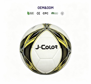 Venta <span class=keywords><strong>Directa</strong></span> de Balón de Fútbol de Goma PU Termosellado, Forma de Diamante, Tres Colores, Talla 5, en Stock - Product Image 3