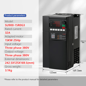VFD-Bedienfeld für Luft kompressor Motorrad Elektrische Spannung <span class=keywords><strong>380V</strong></span> Frequenz umrichter 3-Phasen-Solarwasserpumpe - Product Image 6