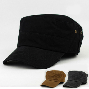 2023 mới được thiết kế nóng bán bông vải biểu tượng tùy chỉnh Flat <span class=keywords><strong>Top</strong></span> hat - Product Image 2