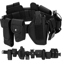 Accessoires : Ceinture utilitaire réglable en tissu Oxford, ceinture tactique robuste réglable pour les trajets quotidiens, la chasse et l'entraînement