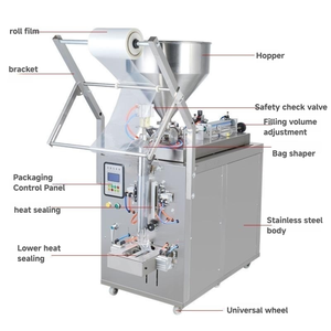 Machines d'emballage multifonctions Remplisseuse de sachets de miel et de ketchup Remplisseuse de sachets de pâte de <span class=keywords><strong>tomate</strong></span> et de sauce - Product Image 4