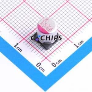 Condensateur solide MA35V100M6X8 SMD, D6.3xL7.7mm (Capacité : 100uF) (Précision : 20%) Tension nominale : 35V - Product Image 1