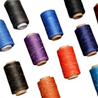 Fil ciré plat 150D 250m 120g pour la couture de semelles de chaussures et le travail du cuir à la main
