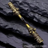7-en-1 Goku Stick mdn dés carré D20 20mm plastique TPGR Kesulu jeu de société donjons Dragons COC groupe de course mots noirs métal