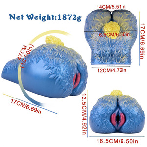Erkek uçak fincan Penis eğitim yatak bebek büyük eşek peluş koyun seks oyuncak manuel ürün kategorisi Masturbators ile - Product Image 4