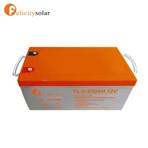 费利西蒂太阳能电池能量容器12v 150ah凝胶电池家用铅酸电池