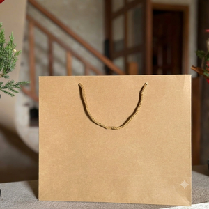 Bolsa de Papel Kraft Ecológica con Logotipo Personalizado, Bolsa de Compras, Fabricante y Proveedor OEM de Vietnam - Product Image 1