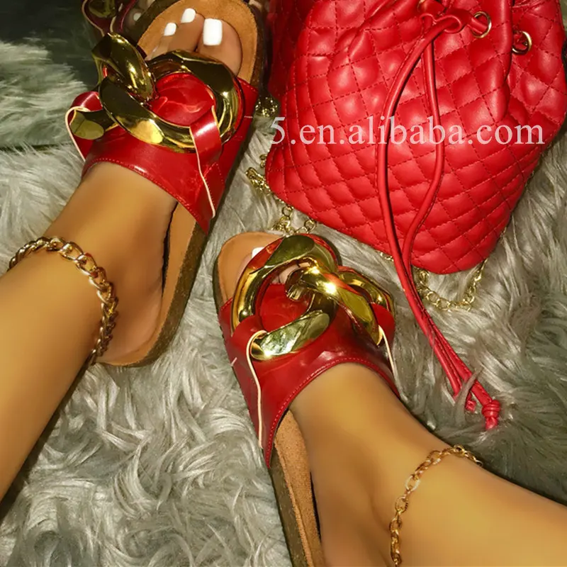 2021 여름 최신 디자인 여성 샌들 Zapatillas 슬라이드 여성 신발