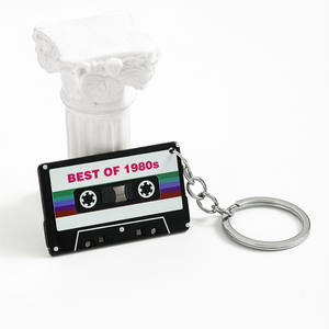 Porte-clés en caoutchouc acrylique personnalisable Taylor Music Tape, cadeau pour <span class=keywords><strong>audiophile</strong></span>, porte-clés de voiture et pendentif de sac tendance - Product Image 6