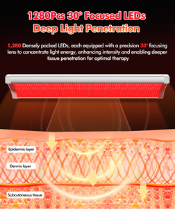 Pannello per Terapia a Luce Rossa LED a Infrarossi Multionda per Tutto il Corpo, Attrezzatura di Bellezza Personalizzata 660 810nm di Shenzhen Suyzeko Skin Support - Product Image 2