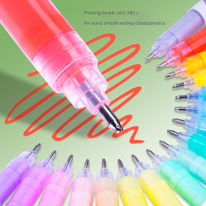 Nuovo Set di Penne Gel in Acrilico Colorato, Grande Capacità, Colori Morandi, per Studenti e <span class=keywords><strong>Disegno</strong></span>, Penne Gel Impilabili - Product Image 2