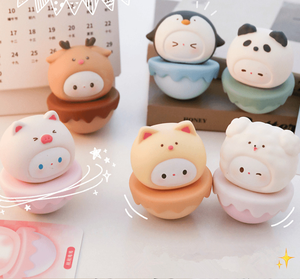 Figurine in resina graziose decorazioni Creative per l'ufficio che alleviano lo Stress piccole figurine regali carini regali per bambini - Product Image 2