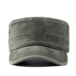 Casquette plate en coton pour homme, design simple et chic, idéale pour les promotions d'entreprise, en denim de haute qualité - Product Image 4