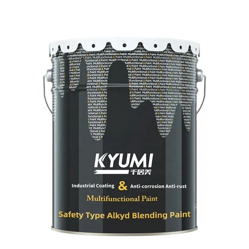 Kyumi Alkyd Verf Metalen Oppervlak Coatings Verzinkt Staal Pijplijn Anti Roest Anti Corrosie Verf
