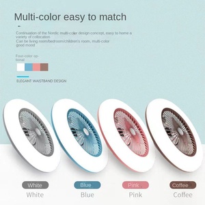 Nordic Style 5 Blade <b>Glass</b> LED Chandelier <b>Ceiling</b> Fan with DC Motor 10-Year Warranty Bedroom & Restaurant Use - Product Image 2