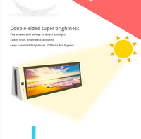 Reproductor de Pantalla Táctil para Automóvil Android 4G Full HD MWE, Señalización Digital para Exteriores con Soporte de Pie para Publicidad en Taxis, SDK OEM