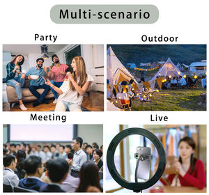 プロ用マイクBT家庭用ワイヤレスカラオケマイク歌うライブ放送サウンド統合オーディオK2 5Wパーティー - Product Image 4