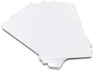 ป้ายโลหะอะลูมิเนียมสำหรับพิมพ์ลายแบบซับลิเมชั่น สีขาว ขนาด 8x12x0.026 นิ้ว สำหรับเครื่องรีดร้อน / พิมพ์ยูวี ขนาด 20 x 30 ซม. - Product Image 2