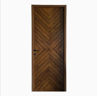 Portes intérieures en bois massif de luxe européennes, laquées sur mesure, insonorisées, pour villa, hôtel, école, chambre, maison