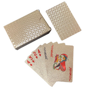 Cartes à jouer <span class=keywords><strong>en</strong></span> <span class=keywords><strong>or</strong></span> Dollars américains vente <span class=keywords><strong>en</strong></span> gros jeu de cartes à jouer <span class=keywords><strong>en</strong></span> PVC feuille d'<span class=keywords><strong>or</strong></span> - Product Image 5