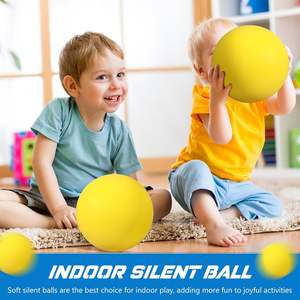 Pelota de Espuma de Alta Densidad Sin Recubrimiento, Ligera y Fácil de Agarrar, Pelotas de Espuma Silenciosas y Seguras para Niños Pequeños - Product Image 3