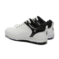 Chaussures de golf et de course décontractées en microfibre blanche Offre Spéciale avec bout rond et semelle intérieure en cuir et EVA pour toutes les saisons