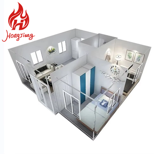 فيلا فاخرة مسبقة الصنع بطول 20 أو 40 قدمًا، منزل متنقل نموذجي مع 3 غرف نوم ووحدة سكنية منفصلة - Product Image 6