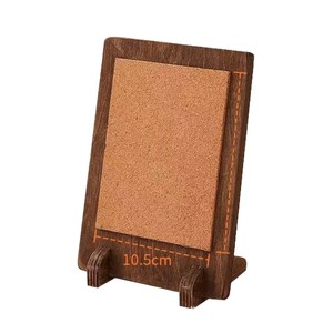 Wooden Desktop <b>Message</b> <b>Board</b> Rectangle Freestanding Minimalist Design For Decorative Use Single Piece Package - Product Image 5
