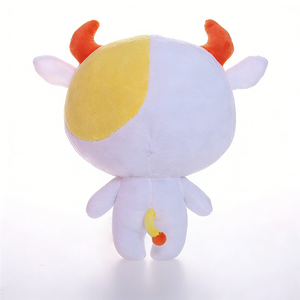 Mascotte Aziendale con Espressione <span class=keywords><strong>Sorridente</strong></span> Prodotta in Fabbrica, Giocattolo di Peluche Ricamato 25cm, Super Morbido, Imbottito in Cotone PP - Product Image 5